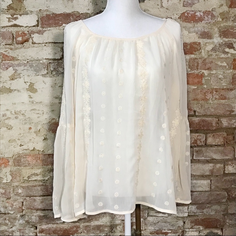 Knox Rose Sheer BOHO Top